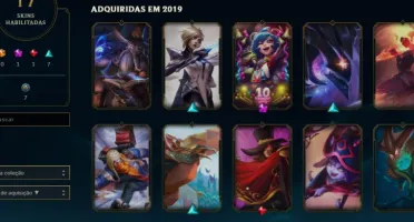 CONTA LEAGUE OF LEGENDS PLATINA IV (EMAIL) & VARIAS SKINS