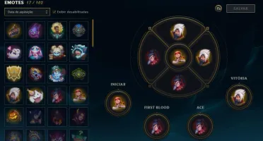 CONTA LEAGUE OF LEGENDS PLATINA IV (EMAIL) & VARIAS SKINS