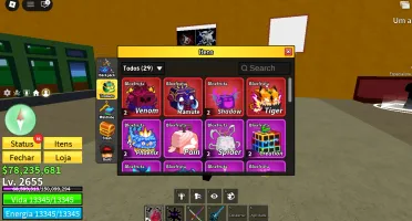 Conta Volleyball Legends E Blox Fruits (A Preço De Banana)Fa