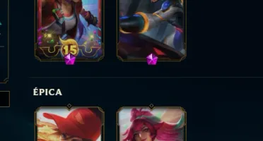 conta lol recheada de skin full acesso