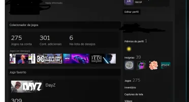 Conta steam antiga com muitos jogos