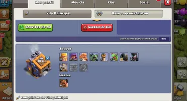 Clash Of Clans Cv 12 Semi Full + Skins + 2100 Gemas Promoção