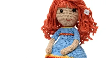 Boneca Valquíria em amigurumi