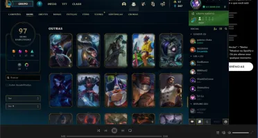 Conta no League Of Legends