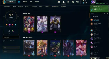 Conta no League Of Legends