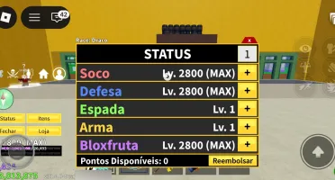 Conta de blox fruits