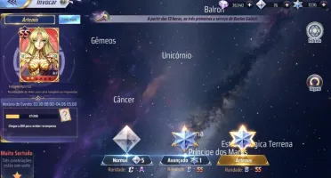 SAINT SEIYA AWAKENING - COM GEMAS AVANÇADAS E LIVROS