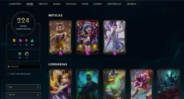 Vendo conta de League of Legends