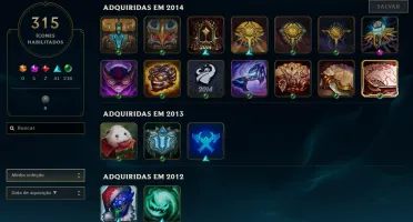 Conta Lol Grão-Mestre Handlvl Season 2 72,1% de WR