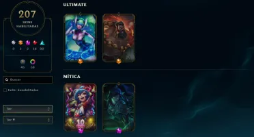 Conta Lol Grão-Mestre Handlvl Season 2 72,1% de WR