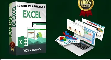 +12.000 Planilhas Editáveis Excel Prontas