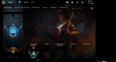 CONTA LEAGUE OF LEGENDS 223 SKINS VARIAS RARAS
