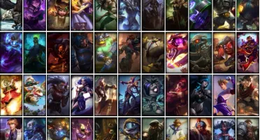 CONTA LEAGUE OF LEGENDS 223 SKINS VARIAS RARAS
