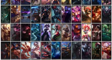 CONTA LEAGUE OF LEGENDS 223 SKINS VARIAS RARAS