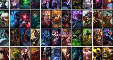 CONTA LEAGUE OF LEGENDS 223 SKINS VARIAS RARAS
