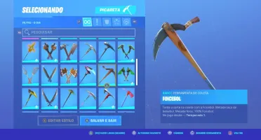 Conta C/ Renegade Raider S1 + Minty Pickaxe