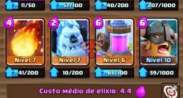 Conta Clash Royale Bem Upada