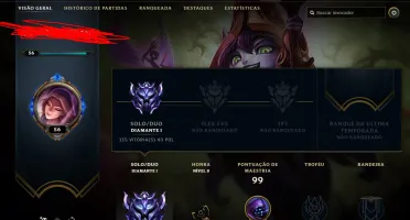 conta d1 lol