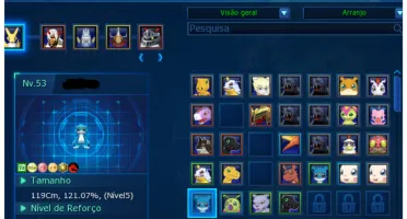 Conta LADMO - Omegamon - Full Acessórios - OT roxo - 2 SSS+