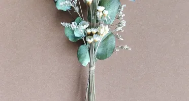 Mini buque flores desidratadas para embalagens