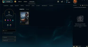 CONTA LV 30 UNRANKED - LEAGUE OF LEGENDS