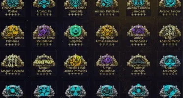 Warframe - Mr 24, Dojo Full, Escolas Tenno, Rivens Raros