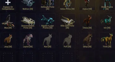 Warframe - Mr 24, Dojo Full, Escolas Tenno, Rivens Raros