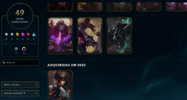 Conta Lol Prata, 49 Skins, 26K Ea, Honra 5, Lvl 35