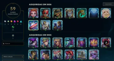 Conta Lol Prata, 49 Skins, 26K Ea, Honra 5, Lvl 35