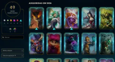 Conta Lol Prata, 49 Skins, 26K Ea, Honra 5, Lvl 35
