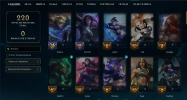 Esmeralda 2 com 85 Champs e 36 Skins +1 Prestigio