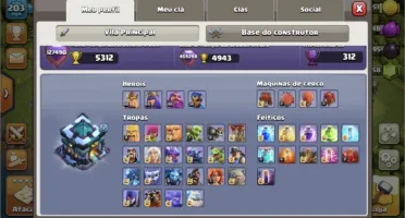 Cv 13 semi-full level 203 , muito top pra sair logo