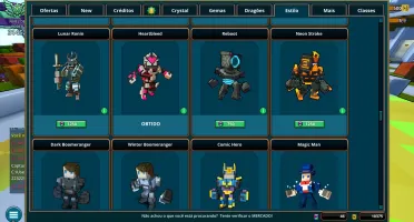 Conta trove com 500mr+, 5 classe 30K+, Ganda