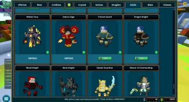 Conta trove com 500mr+, 5 classe 30K+, Ganda