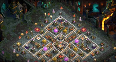 Conta Clash Of Clans CV11 FULL Com Skins e 6 construtores