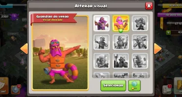 Conta Clash Of Clans CV11 FULL Com Skins e 6 construtores