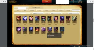 Conta lol 100% Unranked