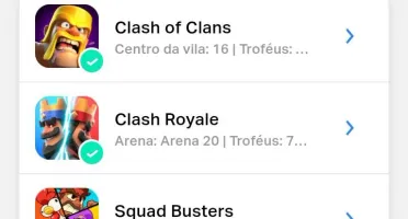 Supercell 3 jogos : Clash Royale, Squad Busters, COC