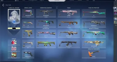 Conta Valorant Platina desde o Beta com diversas Skins