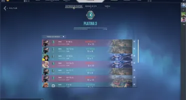 Conta Valorant Platina desde o Beta com diversas Skins