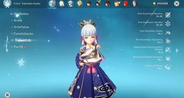Ayaka C1 Hutão C1 Shenhe Ayato Ganyu Zhongli Venti Raiden...
