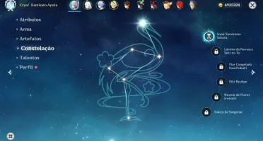 Ayaka C1 Hutão C1 Shenhe Ayato Ganyu Zhongli Venti Raiden...