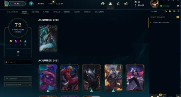 CONTA LOL COM 72 SKINS LEVEL 270 29K ESSENCIA