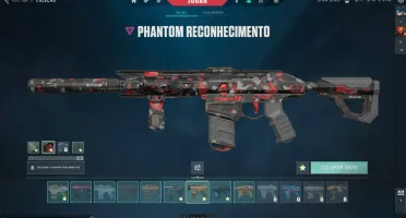 Conta Valorant, RGX, Xeno e muitas outras skins
