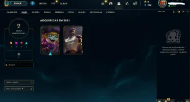 Conta League Of Legends Prata Lvl 35 Barata