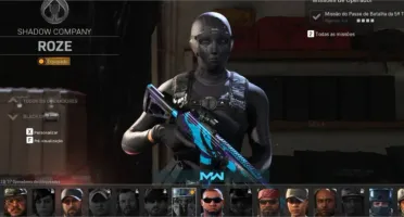 Conta WARZONE com varias armas do CW e MW upadas
