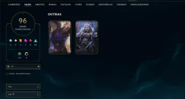 Prata 2 com TODOS os Champs e 96 Skins ( TOP / JG )