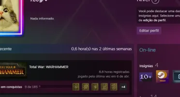 Conta Steam com The Witcher 3, Far Cry 5 Sea of thievs e ++
