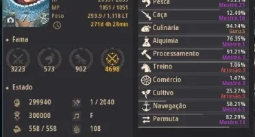 Conta BDO - Black Desert 575 GS