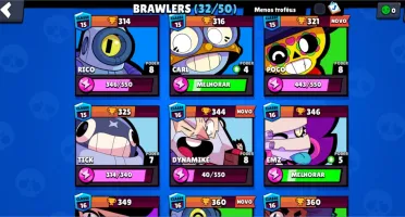 CONTA BRALW STARS BARATA